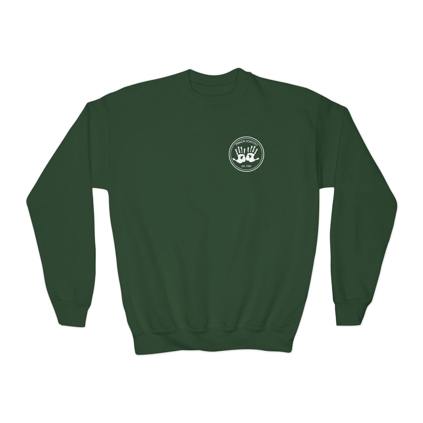 Manor Schools Classic Youth Crewneck