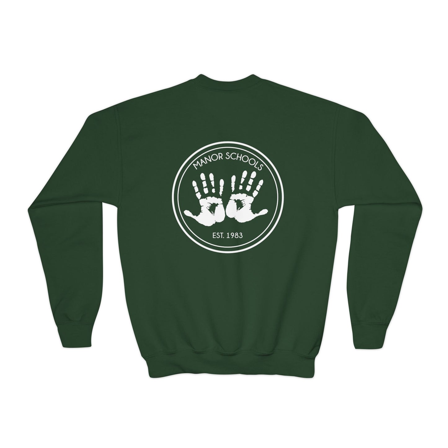 Manor Schools Classic Youth Crewneck