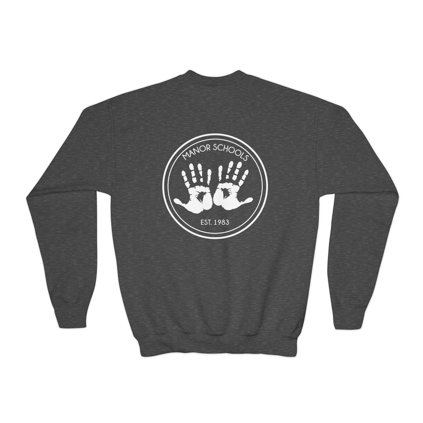 Manor Schools Classic Youth Crewneck