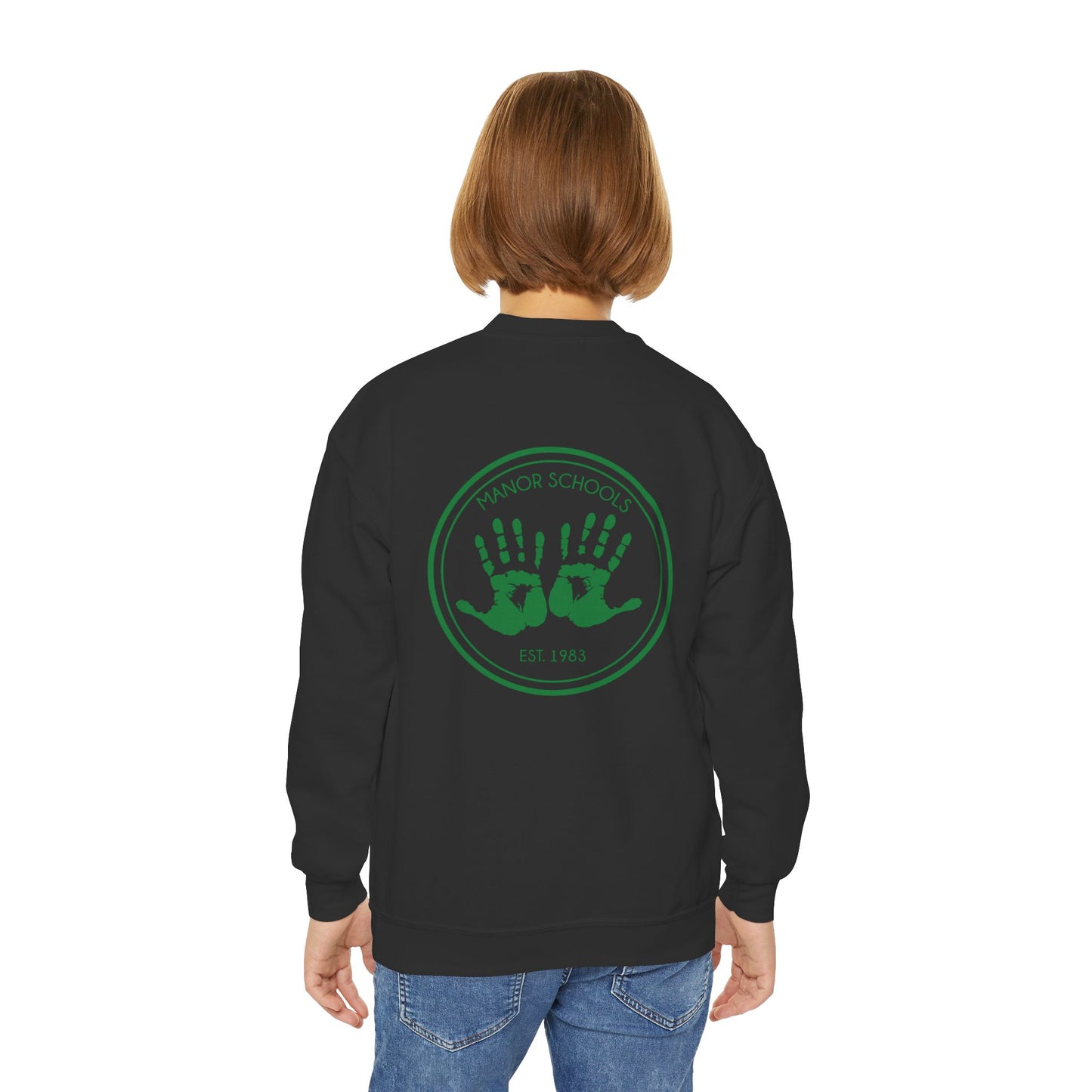 Manor Schools Classic Youth Crewneck