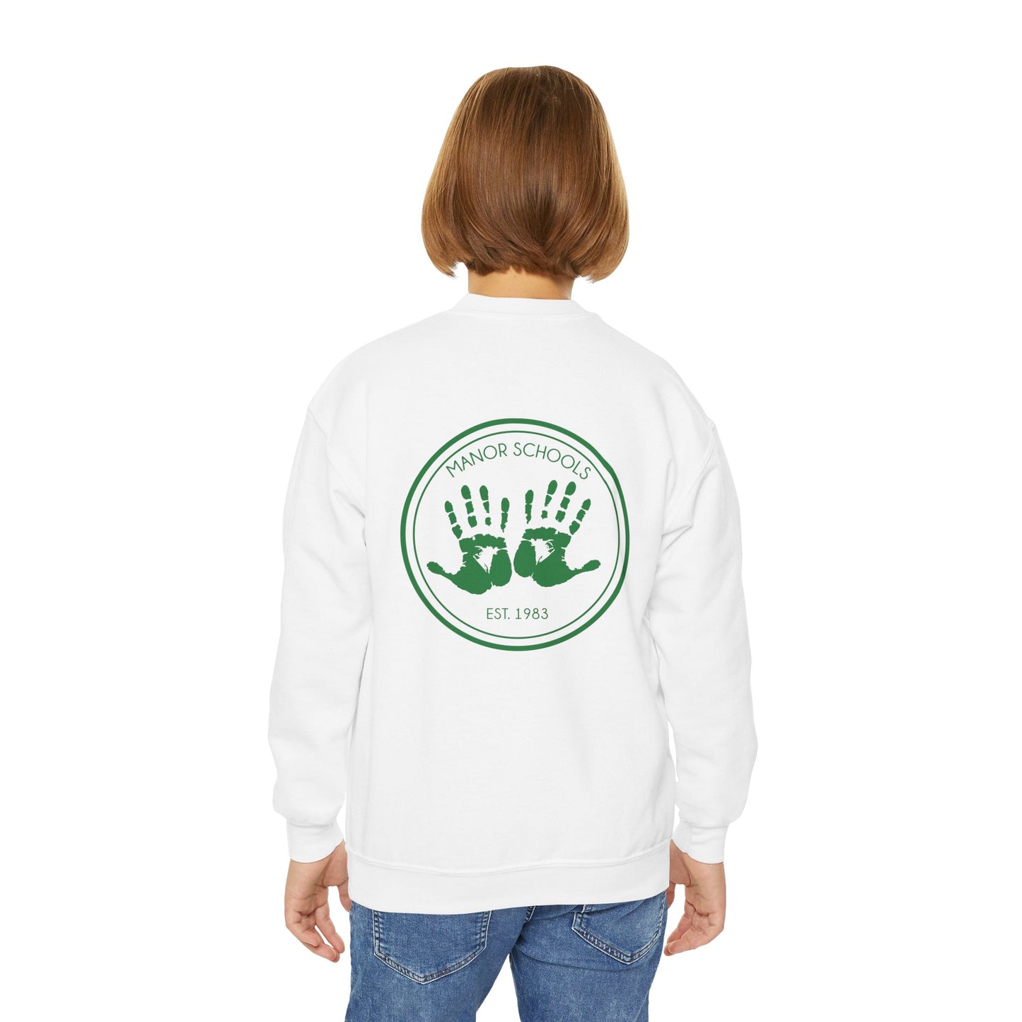 Manor Schools Classic Youth Crewneck