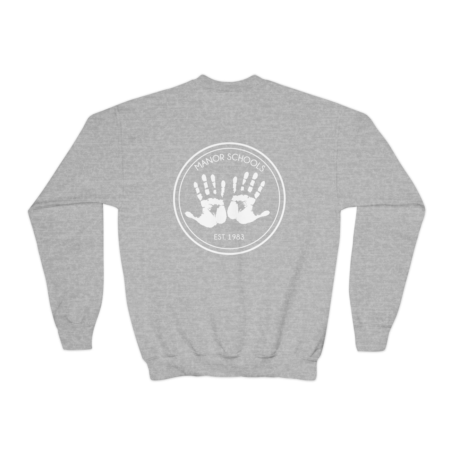 Manor Schools Classic Youth Crewneck