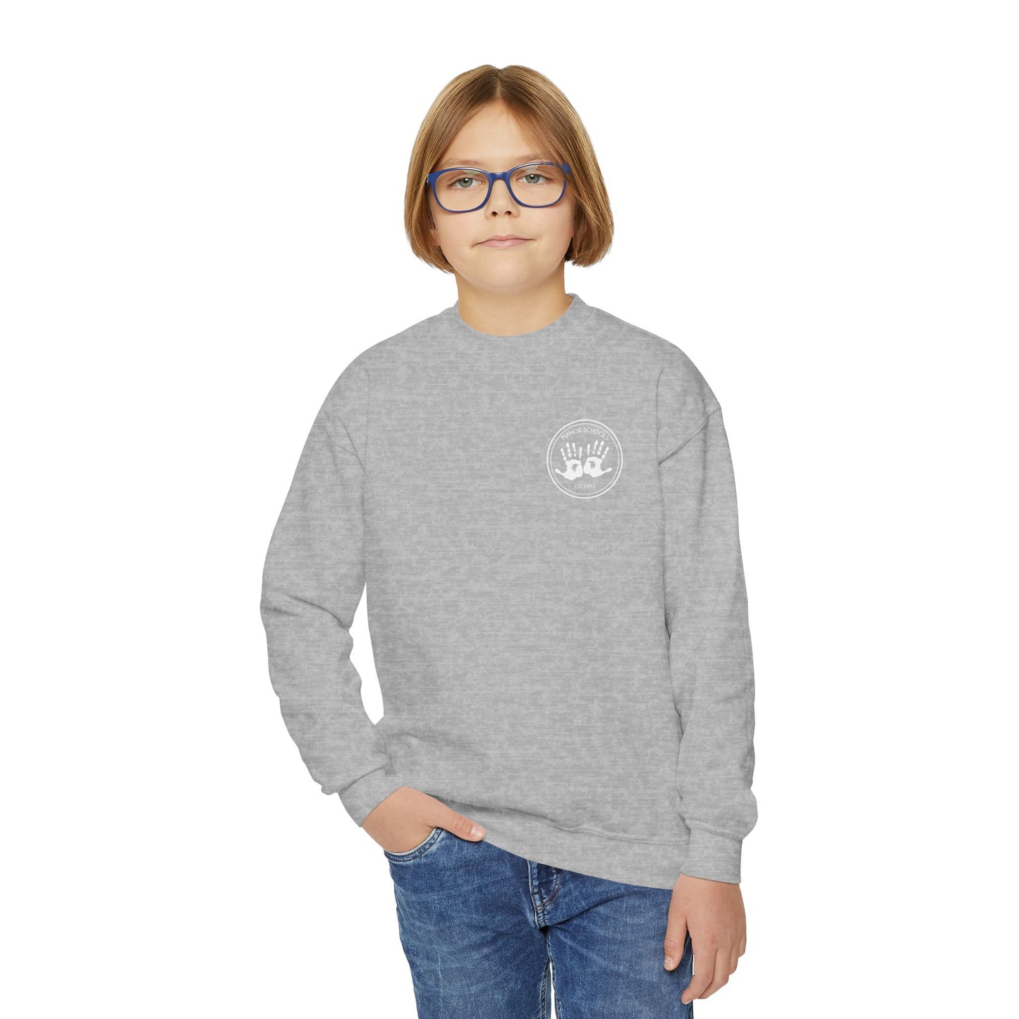 Manor Schools Classic Youth Crewneck
