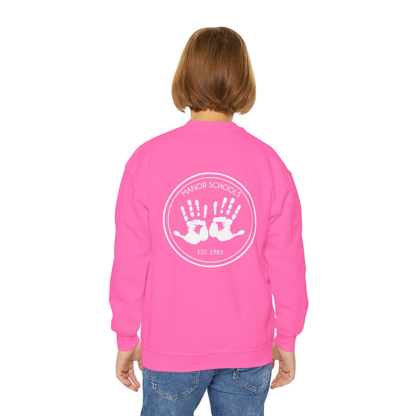 Manor Schools Classic Youth Crewneck
