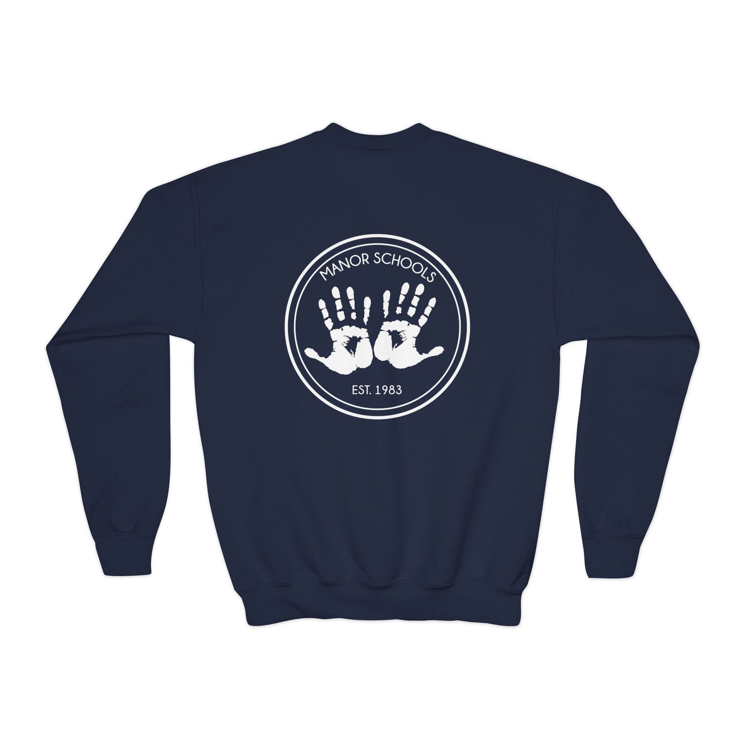 Manor Schools Classic Youth Crewneck