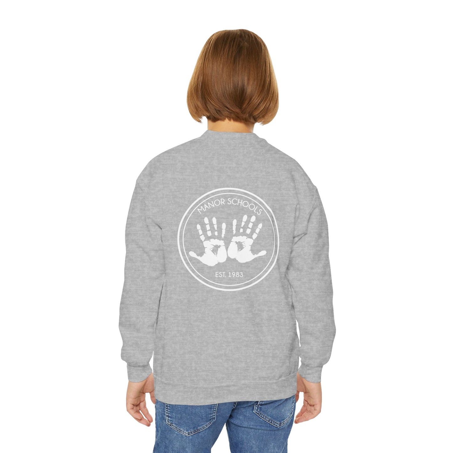 Manor Schools Classic Youth Crewneck