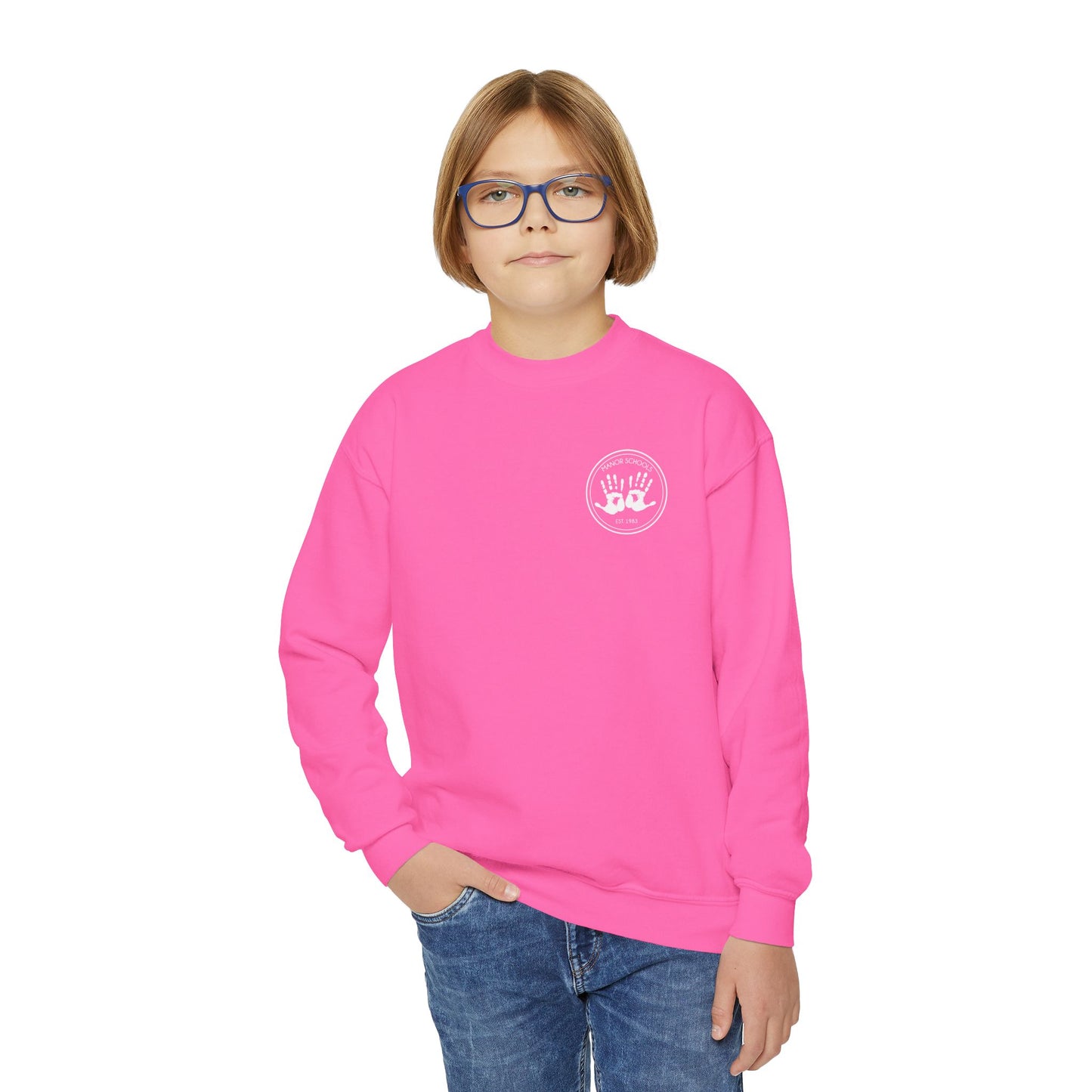 Manor Schools Classic Youth Crewneck