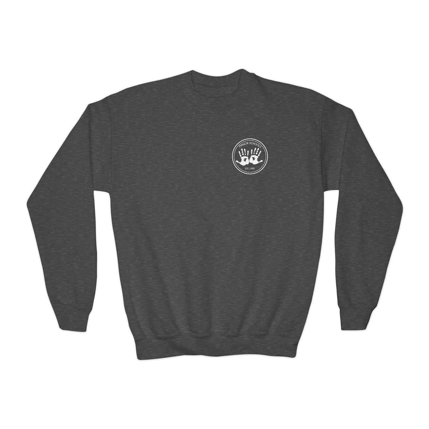 Manor Schools Classic Youth Crewneck