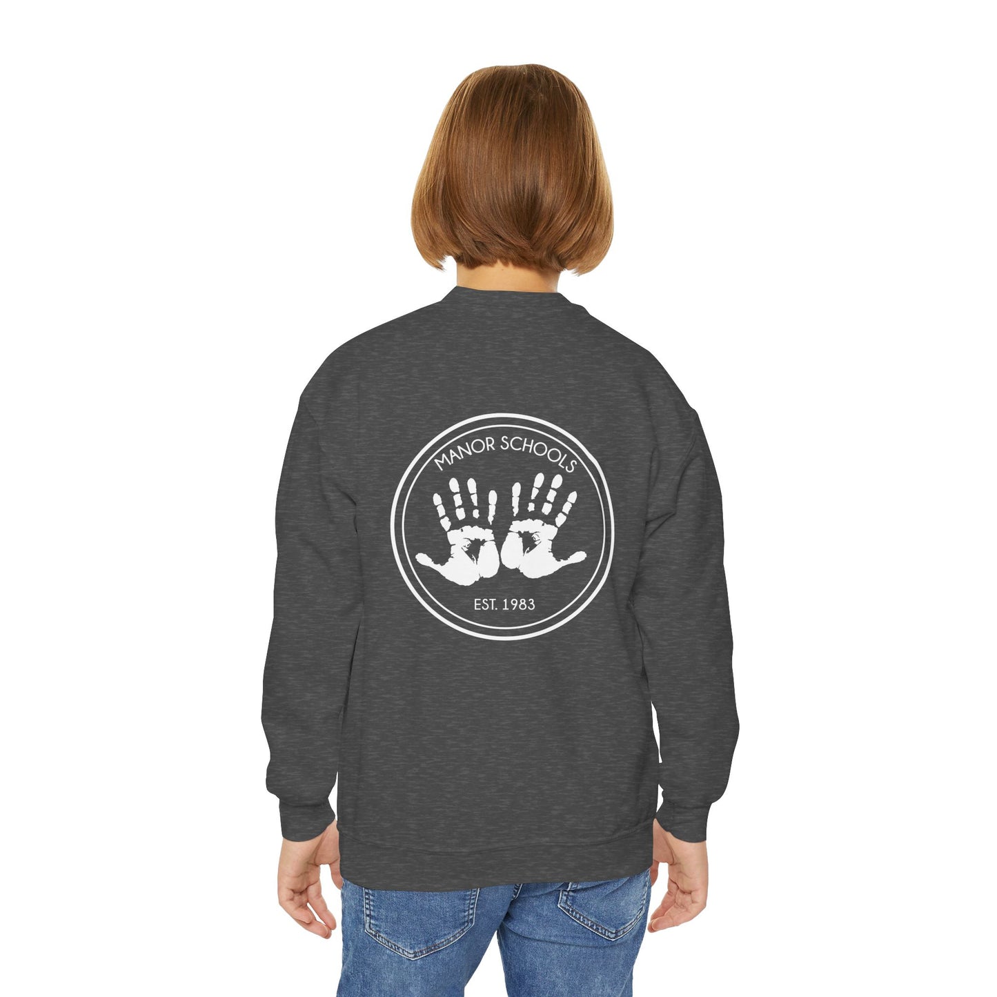 Manor Schools Classic Youth Crewneck